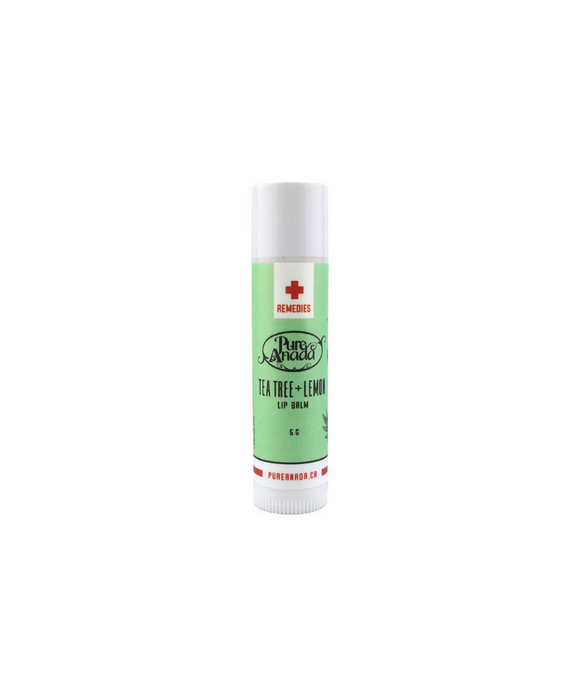Flavoured & Classic Lip Balms │ Tea Tree + Lemon - Pure Anada