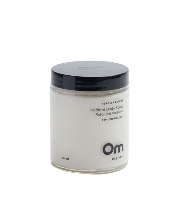 Neroli + Pepper Radiant Body Scrub - Om Organics