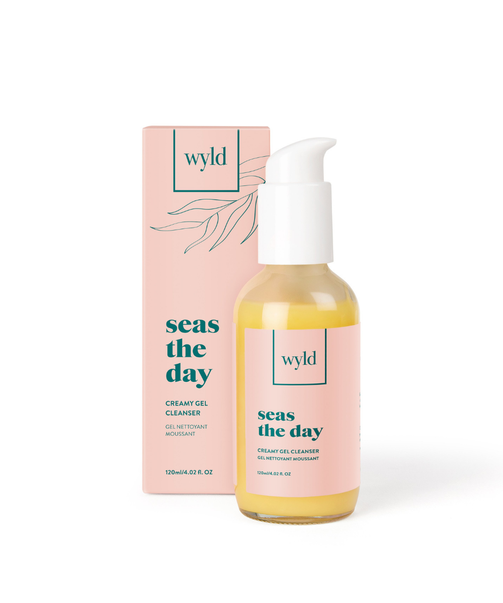 Seas the Day Creamy Gel Cleanser - Wyld Skincare 