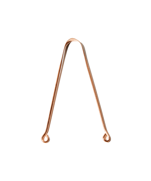 Copper Tongue Scraper - Gaia Smiles