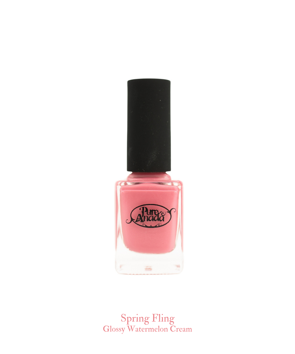 Pink Glamour Nail Polish | Spring Fling - Pure Anada