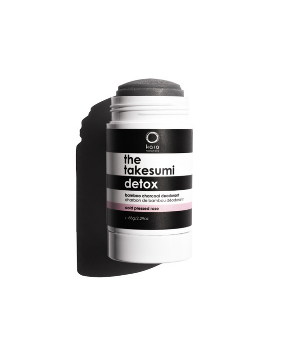 Charcoal Deodorant & Detox - Cold Pressed Rose - Kaia Naturals