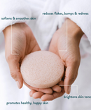 French Pink Clay Konjac Sponge - Wyld Skincare