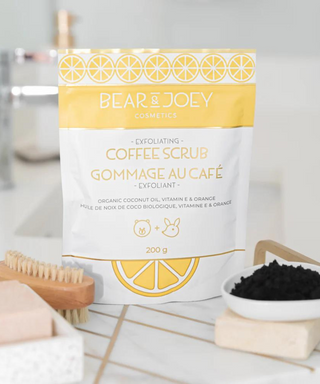 Orange Exfoliating Coffee Scrub - Bear & Joey