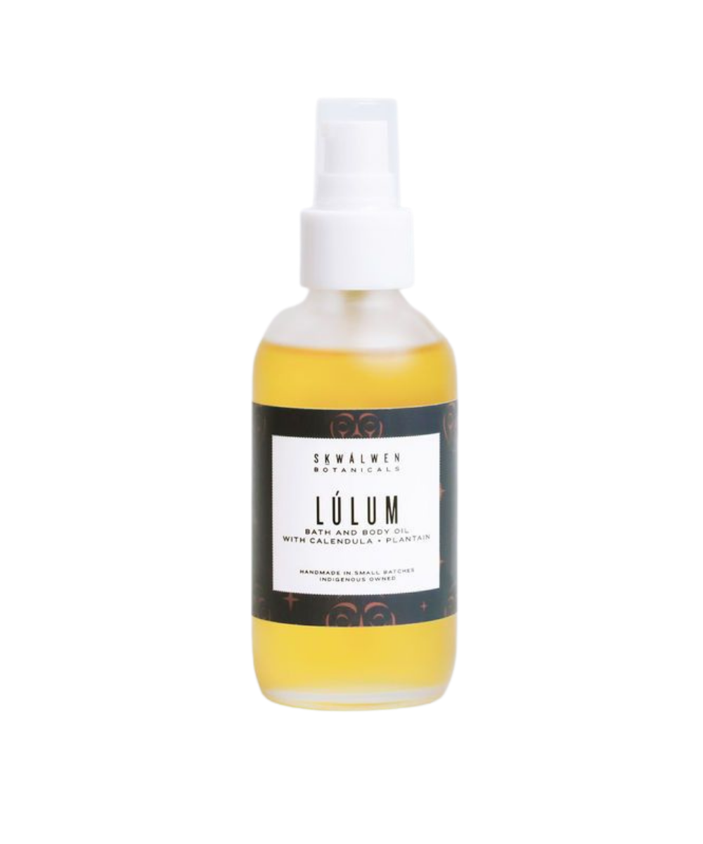 Lúlum Bath & Body Oil | Calendula & Plantain - Sḵwálwen Botanicals