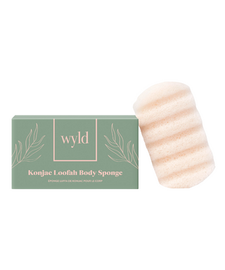 Konjac Loofah Body Sponge - Wyld Skincare 