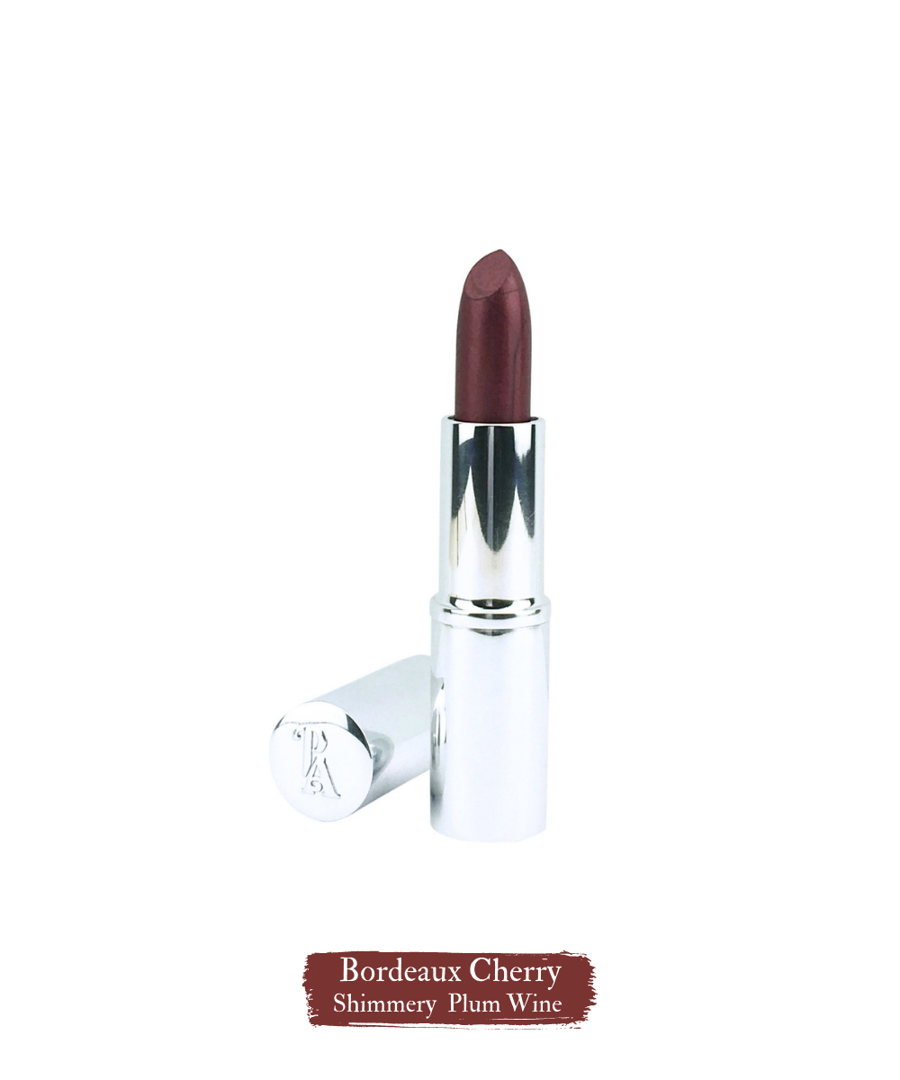 Shimmery Petal Perfect Lipstick │ Bordeaux Cherry - Pure Anada
