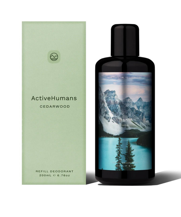 Banff - Cedarwood Deodorant Spray - Active Humans