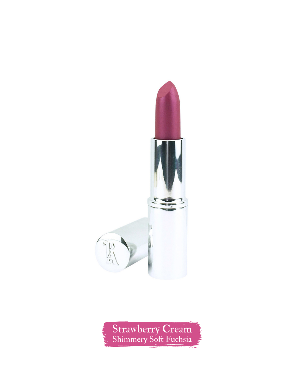 Shimmery Petal Perfect Lipstick │ Strawberry Cream - Pure Anada