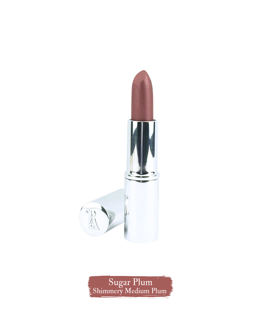Shimmery Petal Perfect Lipstick │ Sugar Plum - Pure Anada