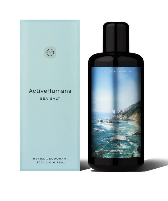 Big Sur Sea Salt Deodorant Spray Active Humans PortiaElla