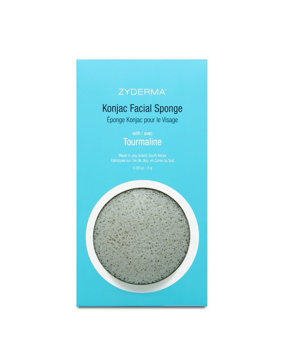Konjac Facial Sponge - Tourmaline